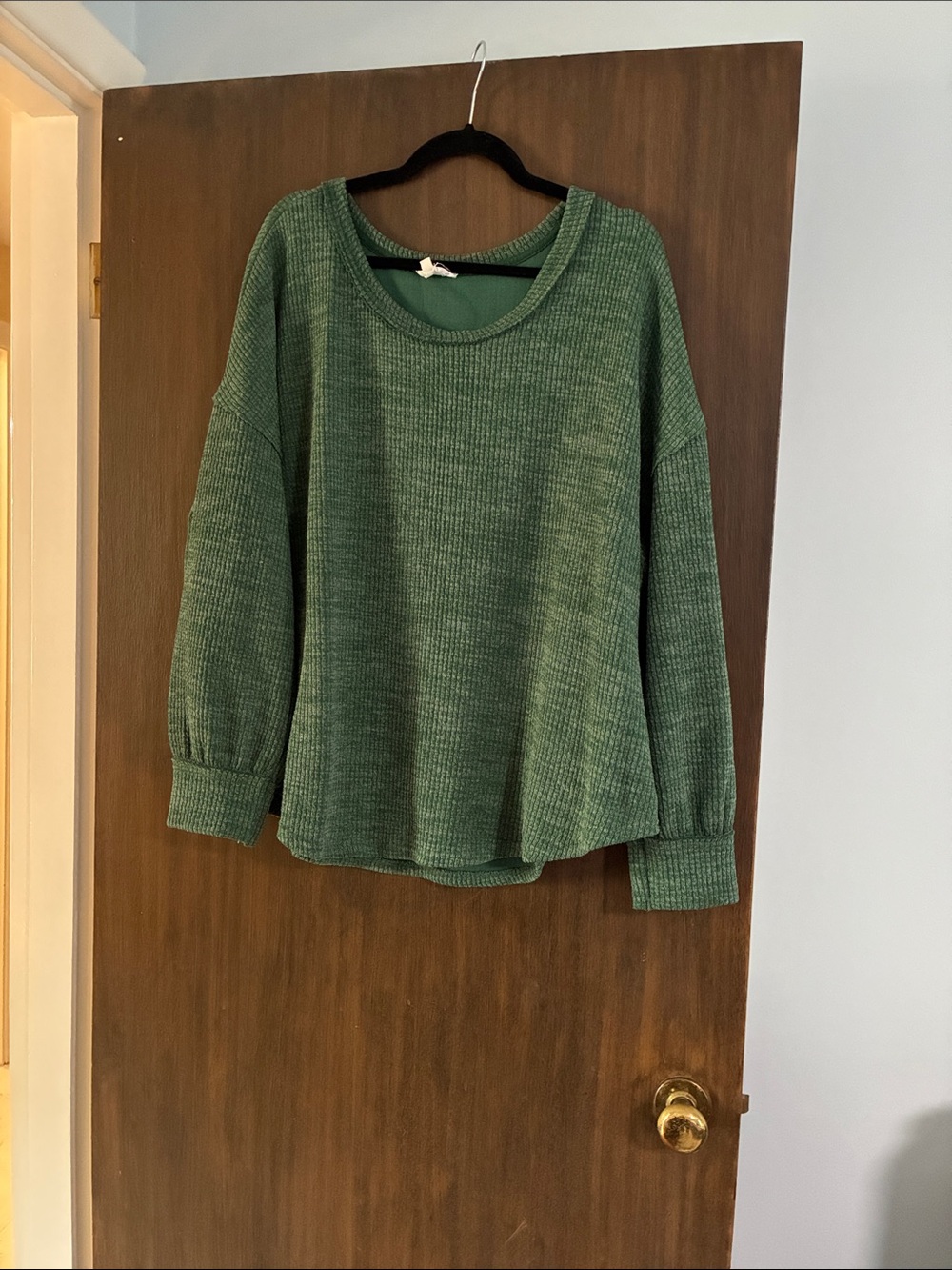 Perch by Blu Pepper Green 2X Long Sleeve Shirt